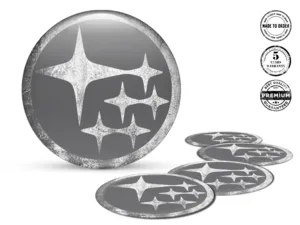 Subaru Ruota Badges Stile Adesivi Epossidici Top